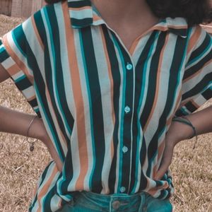 Eden and Olivia stripped button down shirt